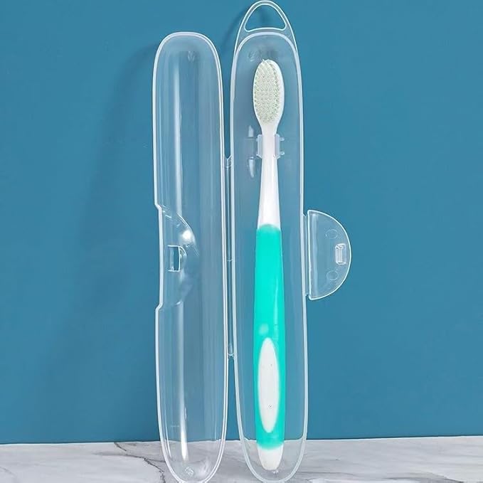 Soft-bristled Toothbrush‌ (Regular Size Head) with Box,Designed with Cone-Shaped bristles for periodontal Disease,Suitable for Sensitive Teeth and Gum Recession【Colour Vary, 12 Count】