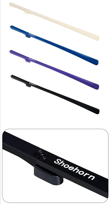 Elegant 25-Inch Wall-Mounted Shoehorn – Sleek Long with Hidden Wall Mount – Stylish and Practical Shoe