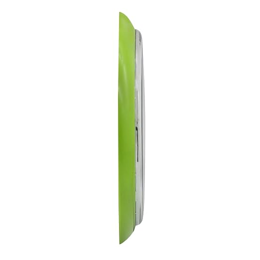 Springfield Indoor Outdoor Big and Bold Dial Thermometer, Wireless Thermometer with Easy to Read Numbers for Patio, Pool, and Indoor Areas, 8-Inch, Green