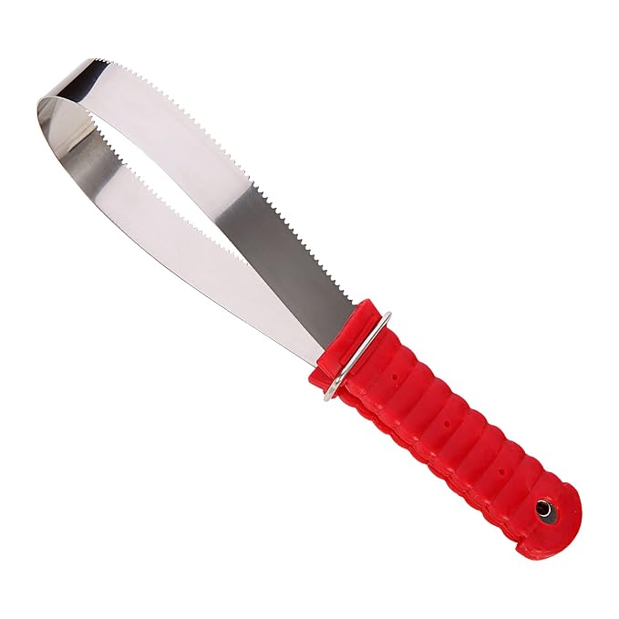 Shedding Blade Horse Brush Scraper Stainless Steel Shed Blade for Dogs (one loop)