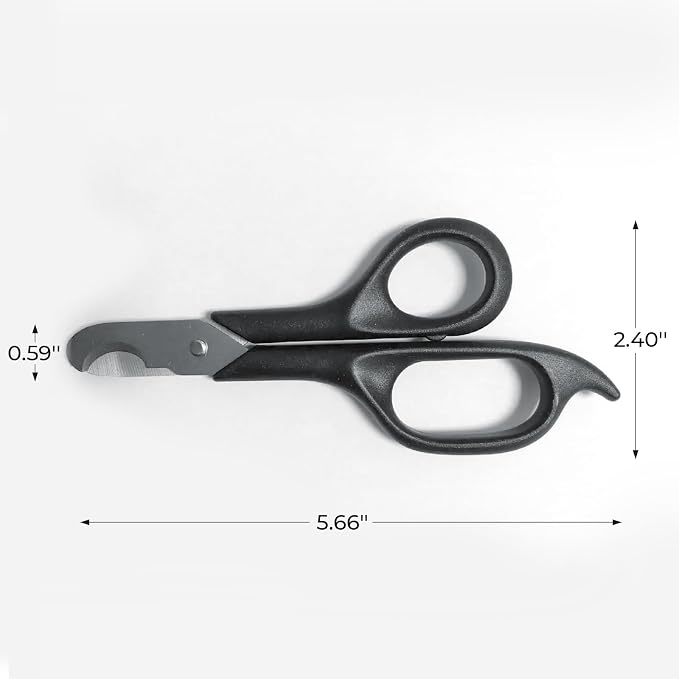 AUVON Scissors-Shaped Pill Cutter, Sharp Blade Pill Splitter for Easily Dividing Most 5-15mm Vitamins, Tablets and Medications in Half