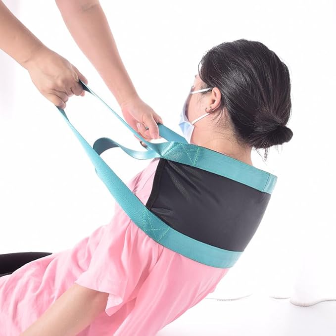 Patient Transfer Sling,Lift Assist Gait Belt, Patient Lift Sling Mobility Aid,Transfer Belt for Disabled, Elderly,Patients（Black）