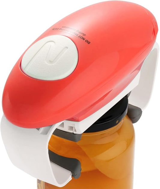 Electric Jar Opener, One Touch Automatic Jar Opener with Less Effort for Seniors with Arthritis, Weak Hands