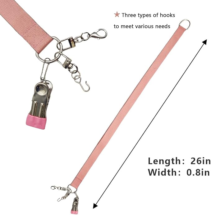 Detachable Zipper Puller Helper for Dress and Boots, Effortless Zipping with Hook and Clip for Various Types of Zippers (Pink)