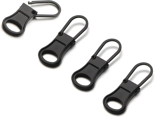 Mizeer Zipper Pull Replacement for Jacket, Perfect for Small Hole Zippers, Detachable Small Zipper Pulls Tab Repair for Clothing Jackets Boots Purse