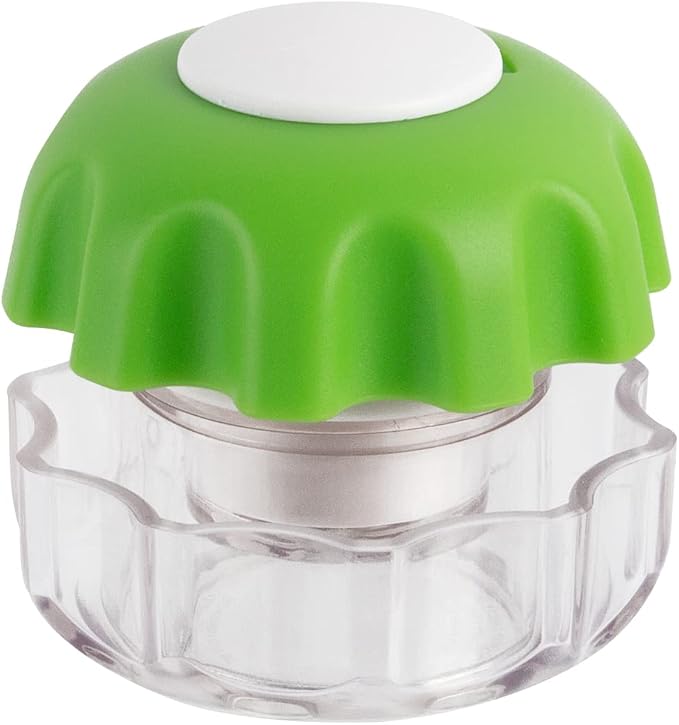 EZY DOSE Crush Pill, Vitamins, Tablets Crusher and Grinder, Effortlessly Crushes Medications into Fine Powder, Features Storage Compartment, Durable, Easy-to-Use Design, Green, Small, BPA Free