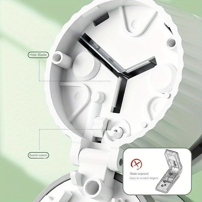 Pill Cutter 1/3, Pill Splitter with Stainless Steel Blade for Cutting Small Pills or Large Pills in one Third, Suitable for Cuting Vitamins, Tablets (1-3 Green)
