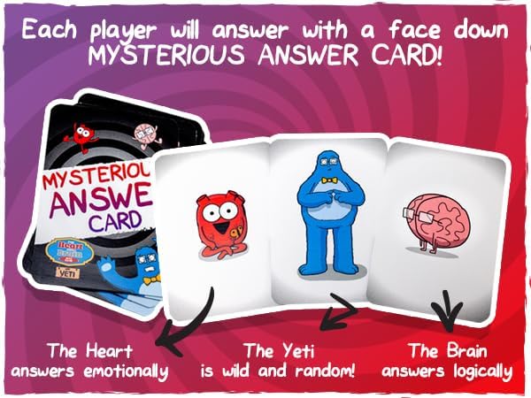 The Awkward Yeti Organ Attack | Funny Family Card Game for Kids Ages 8+ & Parents, Teens & Adults | Party Game for Family Game Night | Super Fun (Heart & Brain Edition)