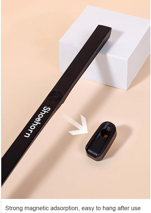 Elegant 25-Inch Wall-Mounted Shoehorn – Sleek Long with Hidden Wall Mount – Stylish and Practical Shoe