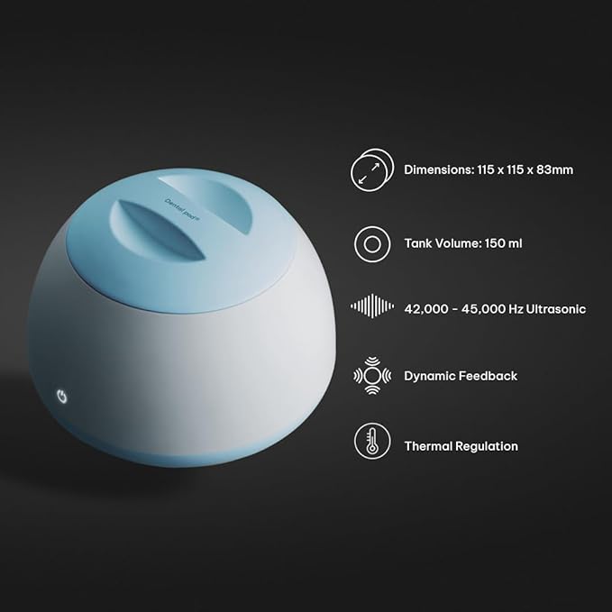 Zima Dental Pod: Ultrasonic Retainer Cleaner. The Original Retainer Cleaner Machine, Aligner Cleaner, Nightguard Cleaner, Mouthguard Cleaner, Denture Cleaner. Ultrasonic Cleaner For Oral Dental Care