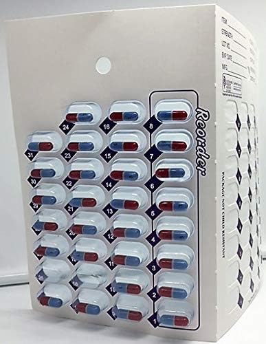 36-Pack Medication Blister Cards - 31-Day Cold Seal Pill Organizer for Assisted Living, Regional Pharmacies, Care Agencies - Disposable No Equipment - Mid-Volume Healthcare Supply