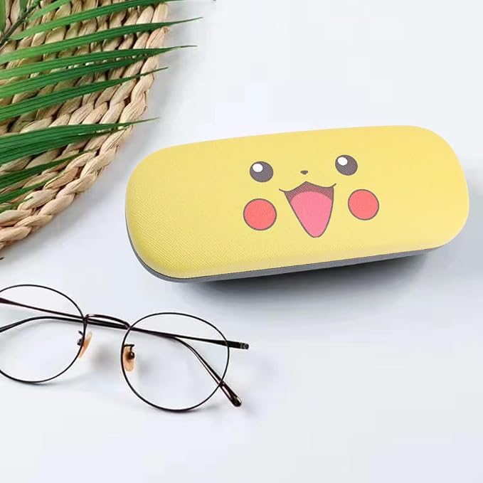 PERFECTSIGHT Hard Shell Eyeglasses Case, Kawaii Protective Glasses Case for Kids, Cute Eyeglass Case for Women Men Girls
