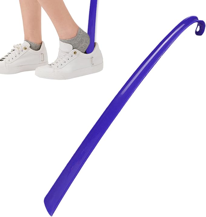 Shoe Horn for Seniors - 16.7 Inches Long Shoe Horn | Travel Shoe Lifter Flexible Shoe Horn Long Handle | Shoehorn Sock Remover Helper with Comfort Grip Shoe Lifter for Seniors, Men, Women