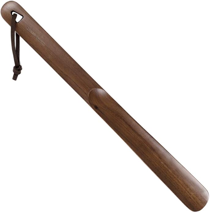 muso wood Shoe Horn Long Handle for Seniors,Wooden Shoehorn for Men, Women, Kids,Pregnancy