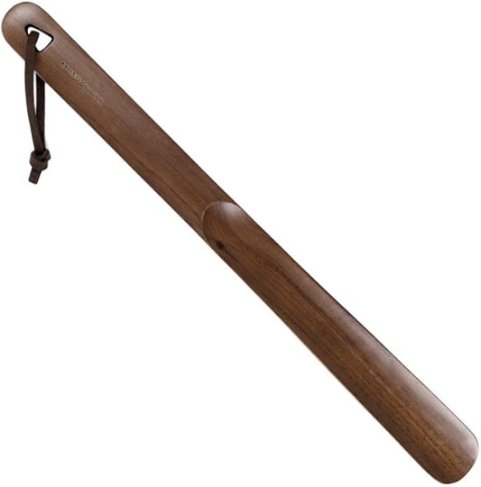muso wood Shoe Horn Long Handle for Seniors,Wooden Shoehorn for Men, Women, Kids,Pregnancy