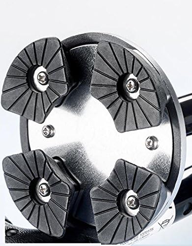 Short Self-Standing Cane With 4 Feet and Light - Best Walking Cane As Seen On TV - Foldable, Adjustable With Wrist Strap - Black