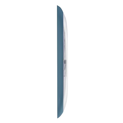 Taylor Big and Bold Wall Indoor Outdoor Thermometer, Easy to Read Numbers for Patio, Pool, and Indoor Areas 13.25 inch, Teal