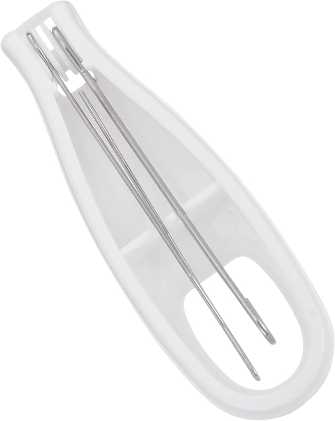 EXCEART Button Hook Helper Tool for Elderly One-Hand Dressing Aid with Non-Slip Handle for Shirts Dresses Button Puller and Zipper Assistance 3.34X1.18X0.59In