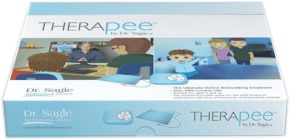 TheraPee Bedwetting Alarm System with No-Wear Sensor + Online Program | No-Wear Sensor, Online Program