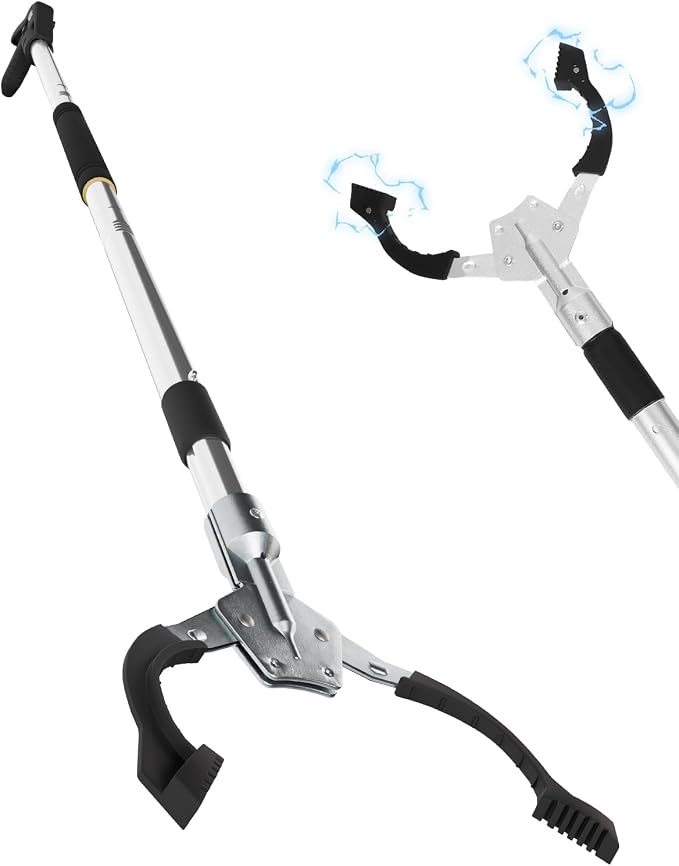 Heavy-Duty Reacher,Trash Pick Up Stick 53 inch Trash Grabbers with 360° Rotatable Function Multi-Purpose Trash Grabber for Home Garage Yard and Outdoor Use.