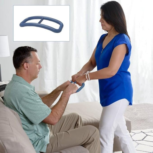 Able Life Universal Standing Handle, Portable Standing-Aid Equipment for Easy and Safe Transfers, Ergonomic Lift Assist Grab Bar for Adults, Seniors, and Elderly, Sit-to-Stand Lifting Aid, Blue