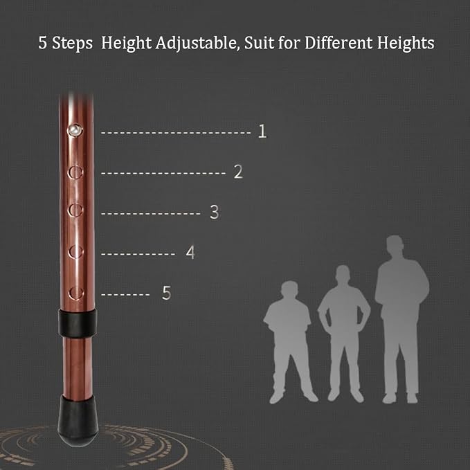 Folding Lightweight Walking Stick Cane with Seat Foldable Golf Chair Cane Stool Portable Seats Hold 350 lbs for Seniors Spectator