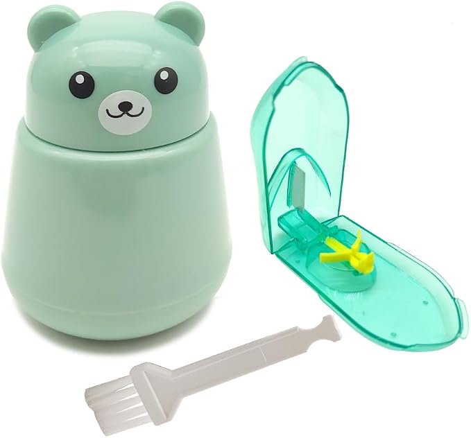 CoaGu Bear Pill Crusher & Splitter Kit - BPA-Free Combo for Pills/Tablets, FDA-Compliant Fine Powder, Nursing Home & Travel