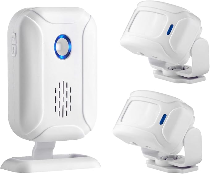 HENDUN Motion Sensor Door Bells Chime for Business, Commercial Ring Doorbell, Retail Welcome Door Sensor Buzzer, Sleepwalker Elderly Safety Monitor, Pir Motion Detector Alarm System House Indoor