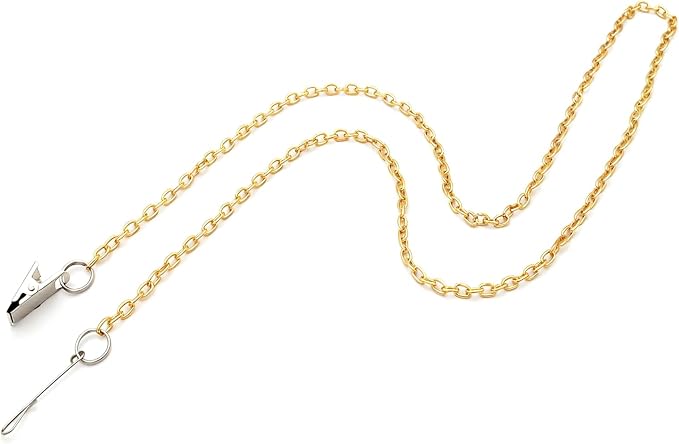 Zipper Helper for Dress and Boots, Zipper Puller Zip with Hook and Clip for Almost All Zippers Types, Zip up Dress by Yourself (Gold 1)