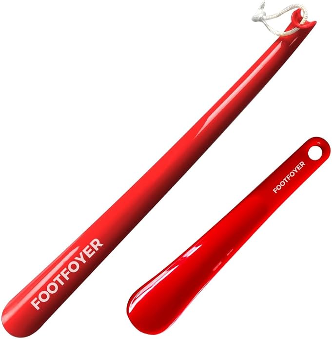 Long shoehorn that is comfortable to wear and has a handle is ideal for both men and women