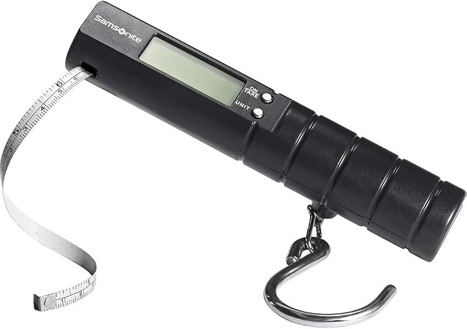 Samsonite Electronic Luggage Scale, Black, One Size
