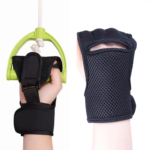 Finger Splint Brace ability Fingers Support Training BraceFinger Anti-Spasticity Rehabilitation Auxiliary Training Gloves For Stroke Hemiplegia Patient Athlete Finger Universal Thumb Wrist Splint