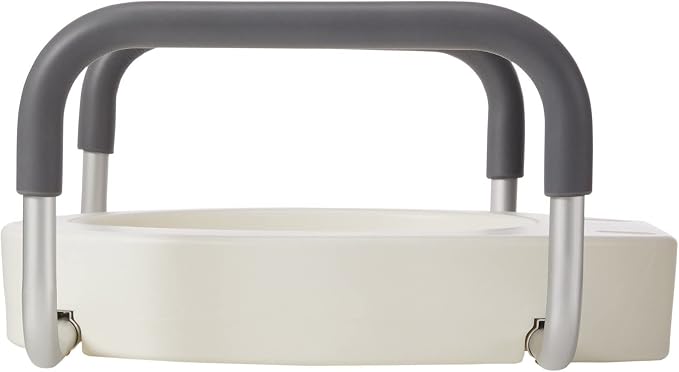 Drive Medical Premium Seat Riser with Removable Arms, Elongated Seat | Seat Riser Features Removable Arms and an Elongated Seat for Comfortable, Supportive Sit-to-Stand Assistance