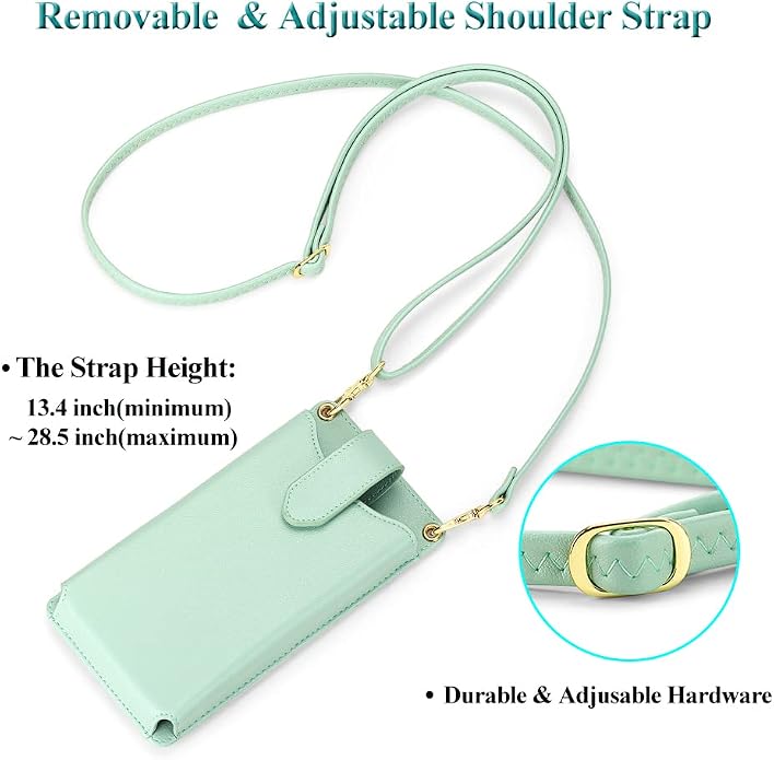 Peacocktion Small Crossbody Cell Phone Purse for Women, Lightweight Mini Small Crossbody Bags for Women with Card Slots