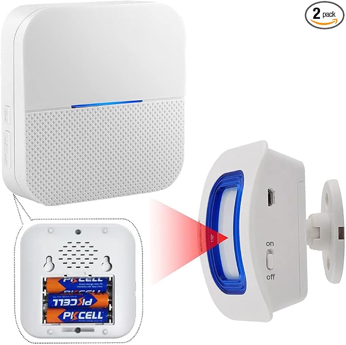 Bed Alarm for Elderly Dementia Patients,Portable Wireless Caregiver Pager Bed Alarms and Fall Prevention Alert for Elderly,Elderly Monitoring for Home