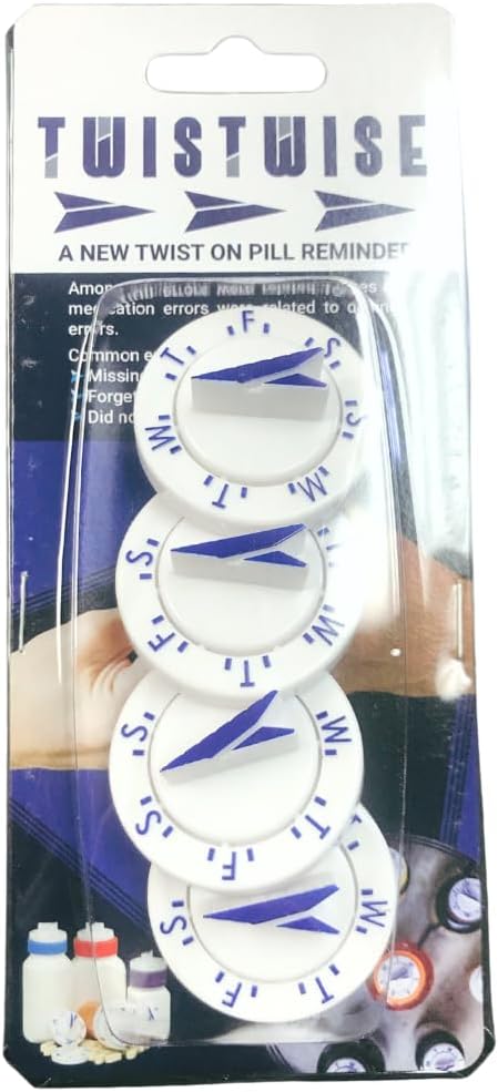 Twistwise™ Twice Daily Dosage Tracking Dial - 4-Pack