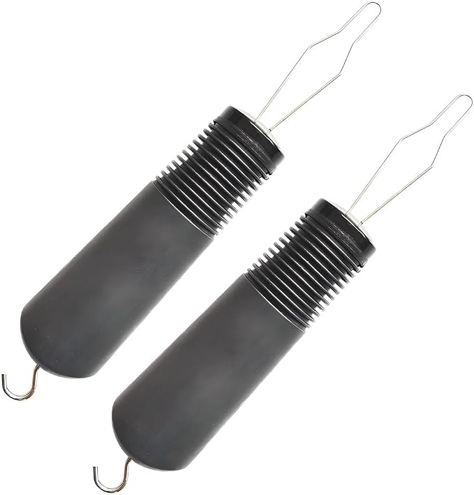 2 Pack Button Hook and Zipper Pull - Button Hook Tool - Button Helper Tool - 2 in 1 Dressing Aid Assist for Senior Elderly Arthritis Disabled