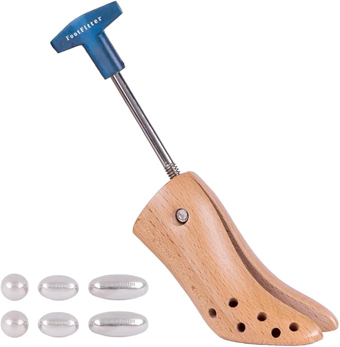 FootFitter Premium Women’s High Heel Stretcher for 3” to 6” Pumps, Stretches & Widens Tight Shoes, Pumps & Stilettos One-Way Expander - Large (US 8-10.5)