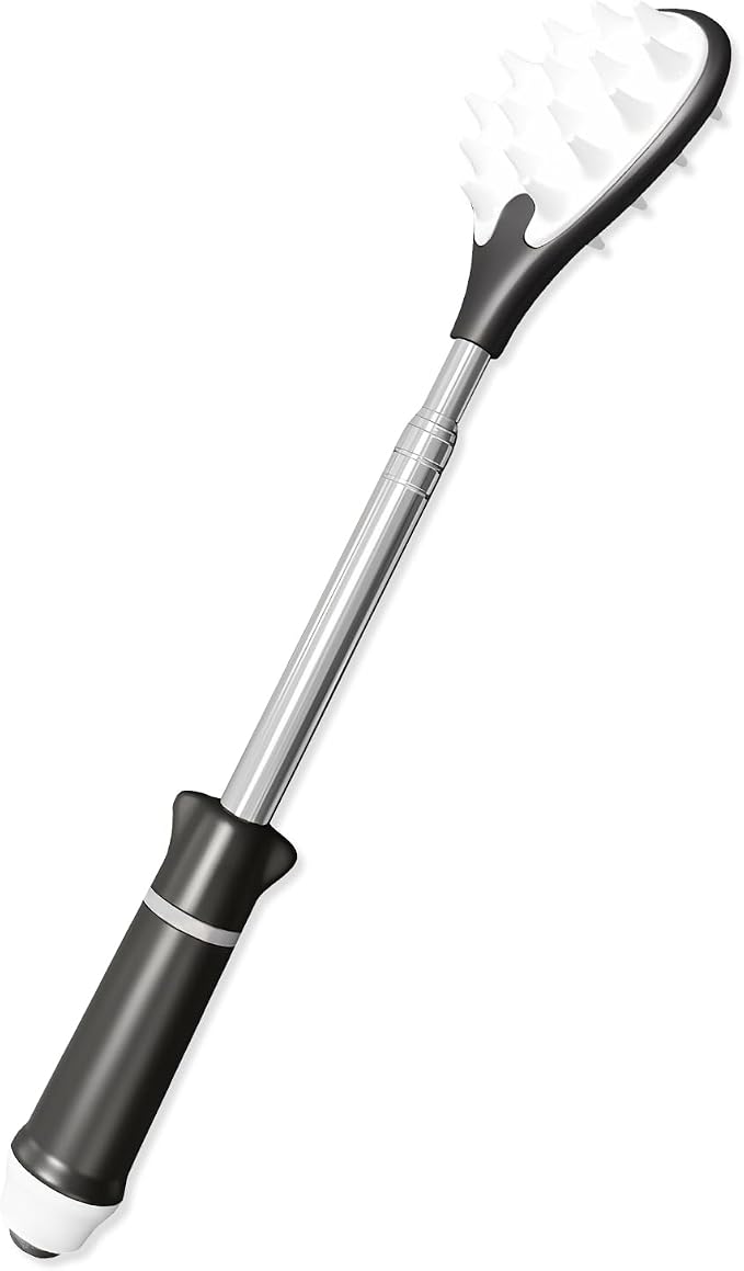 Back Scratcher for Men Women 23.5 inches Black | Back Itch Relieve | Extendable Back Scratcher Portable and Lightweight