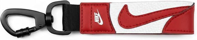 Nike Swoosh Key Holder - Durable Carabiner-Style Clip, Keychain with Iconic Branding