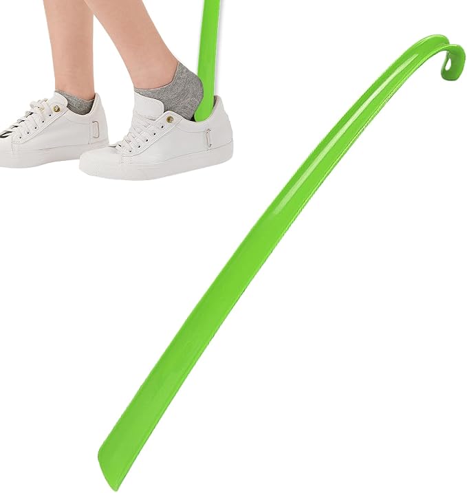 Shoe Horn for Seniors - 16.7 Inches Long Shoe Horn | Travel Shoe Lifter Flexible Shoe Horn Long Handle | Shoehorn Sock Remover Helper with Comfort Grip Shoe Lifter for Seniors, Men, Women