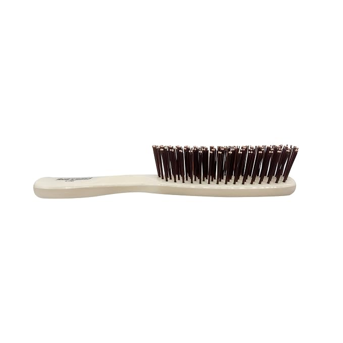 Phillips Brush Light Touch 6P Petite Hair Brush, Classic Ivory White | Petite Nylon Brush Gently Detangles All Hair Types for Easy Daily Styling and Convenient Travel
