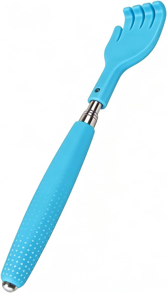 Back Scratcher Extendable for Women Men 21.65 inch Blue | Hand-Like Shape | Back Scratching Tool Portable and Lightweight