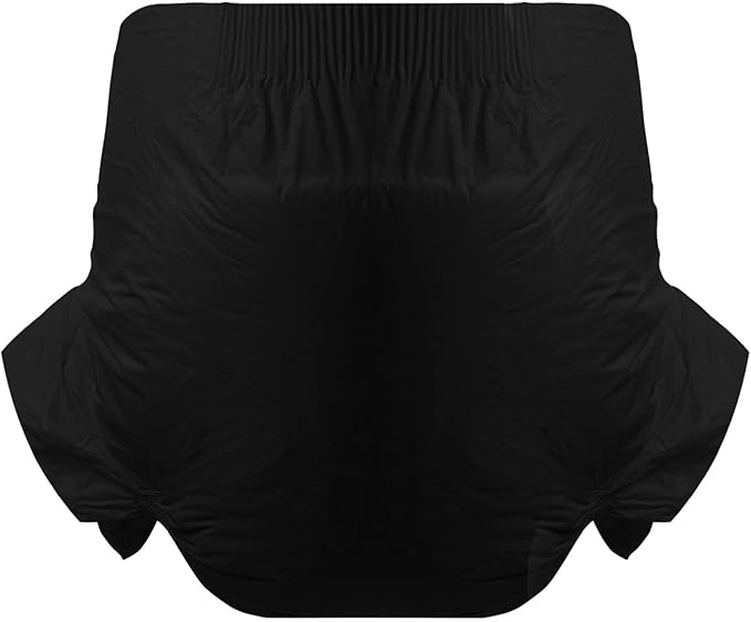 CutiePlusU Disposable Diaper Protective Underwear - Black 10 Pieces(Large 37"-47")
