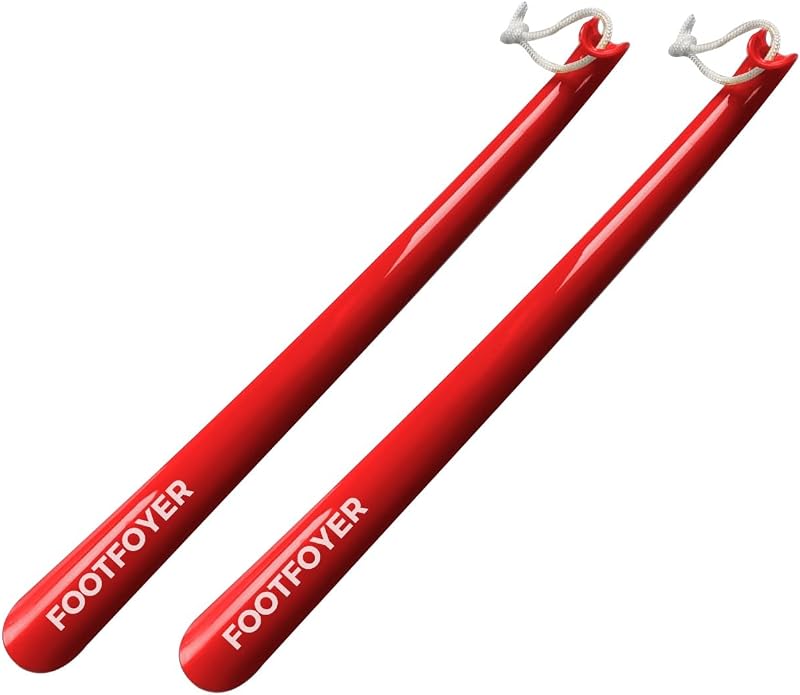 Long shoehorn that is comfortable to wear and has a handle is ideal for both men and women