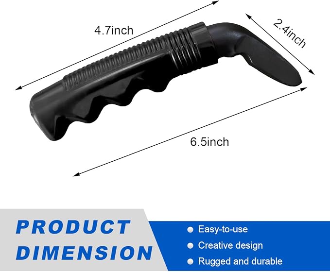 Car Door Handle for Elderly, Auto Cane Portable Vehicle Assist Support Handle Grab Bar, Multifunction Car Door Latch Bar Standing Mobility Aid for Seniors and Handicapped (Black)