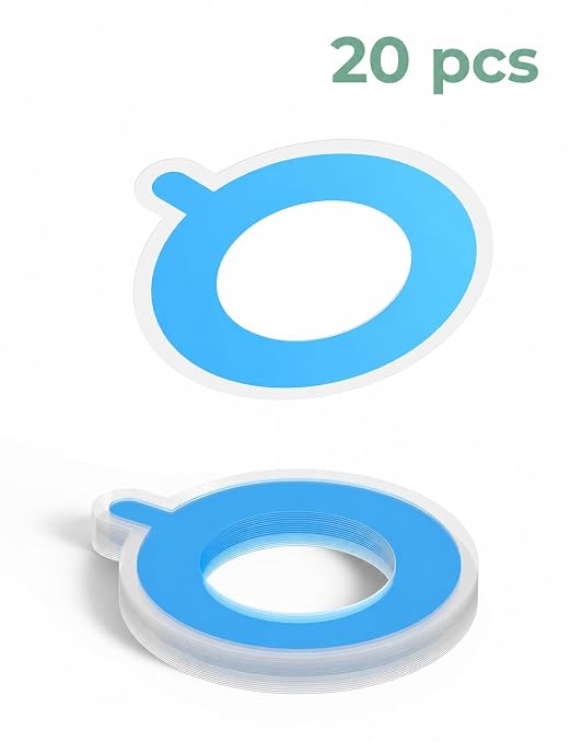 Momcozy Replacement Stickers for Momcozy Wearable Digital Thermometer,20 Count,Single-Use,Skin-Friendly