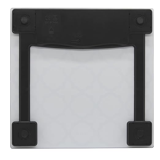 Taylor Glass Digital Bath Scale (White Lattice) 100 Count
