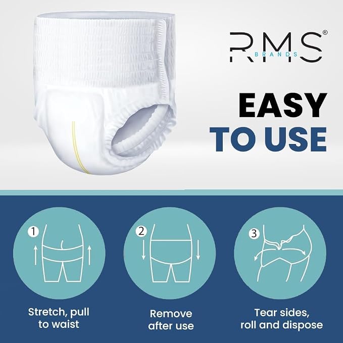 Comfort Wear Adult Pull-Ups Large (40–56″), 18 Count | Leak-Cuff Protection Disposable Incontinence Underwear with Extra Absorbency 10g SAP & Wetness Indicator for Men & Women