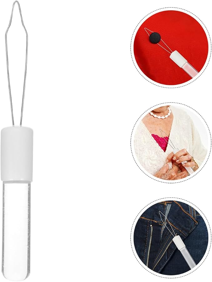 2pcs Button Helper Tool for Seniors Easy Dressing Aid for Pants Coats and User-Friendly Acrylic Design for Elderly and Disabled Accessory